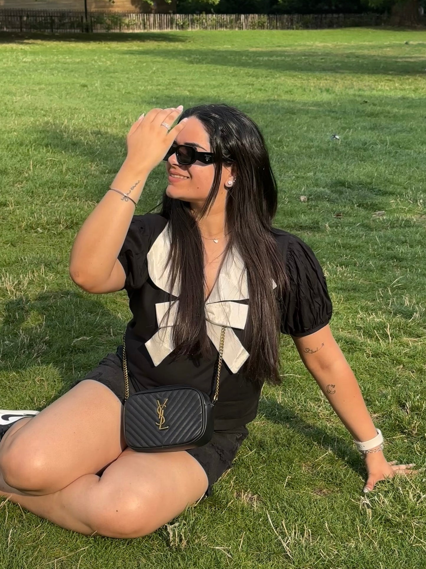 Statement Bow Top (black)