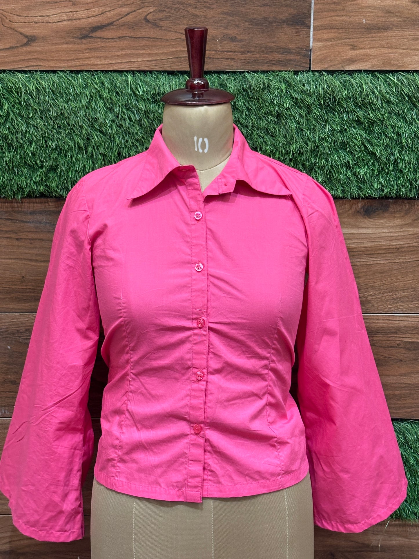 Snatched Fushia Shirt