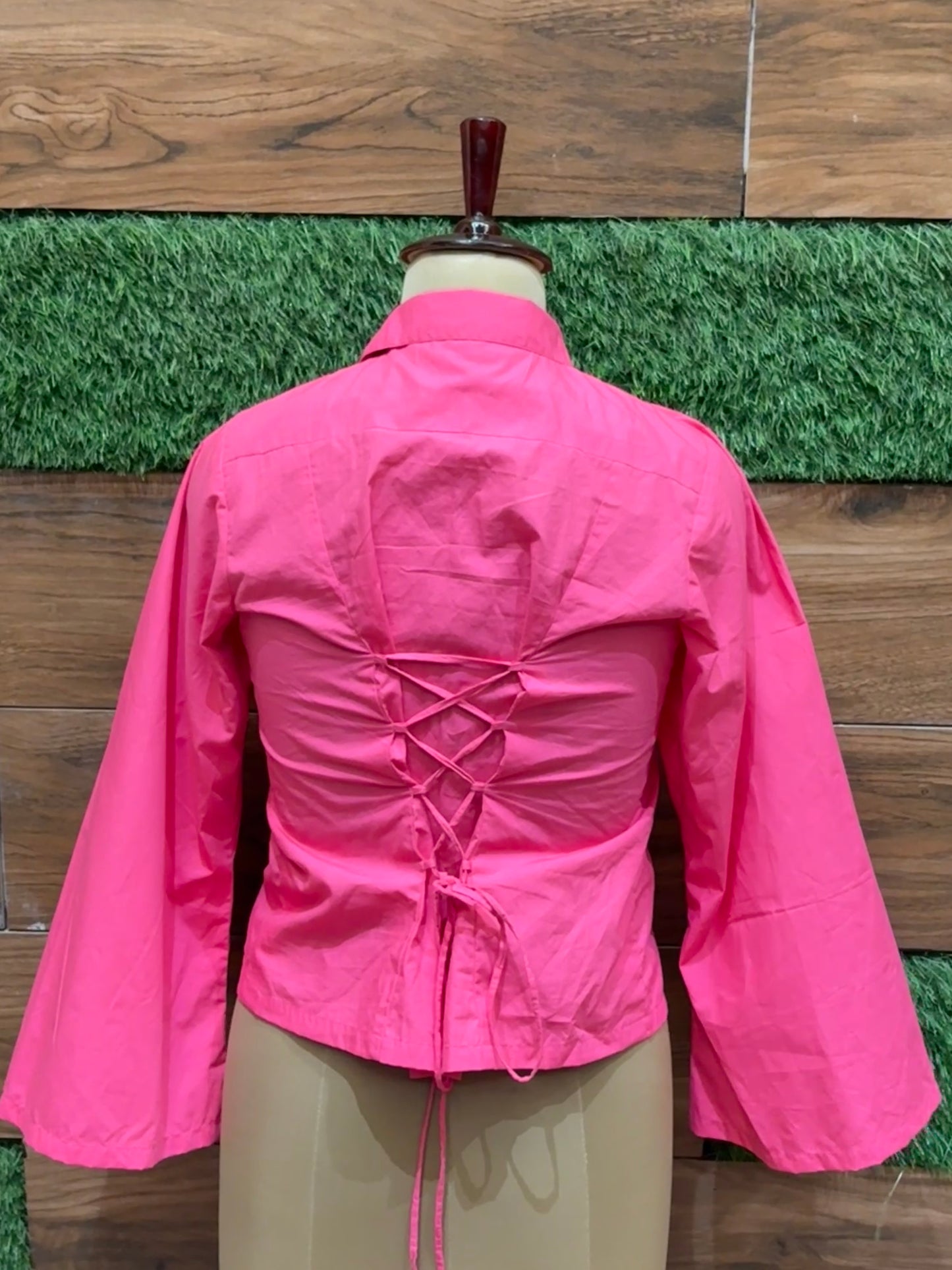 Snatched Fushia Shirt